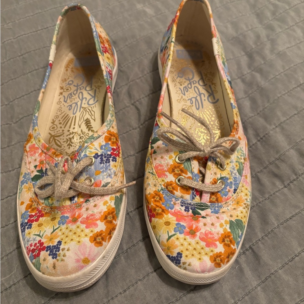 Floral Canvas Sneakers for Women